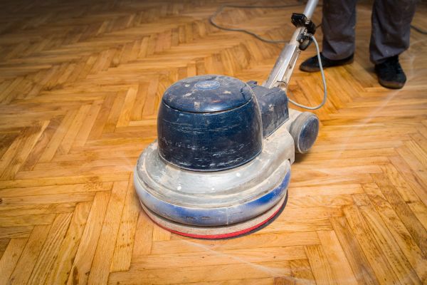 Hardwood Floor Buffing
